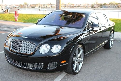 2011 2006 bentley flying spur speed blk/blk,piano wood, 22"whls. only 14k miles