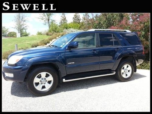 03 toyota 4runner leather heated seats sunroof cd premium sound one owner