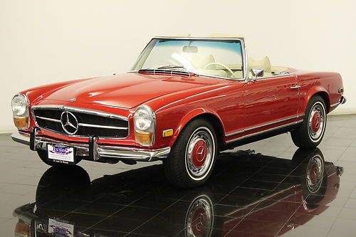 1970 mercedes-benz 280sl roadster, exceptional california car! documented! ac!