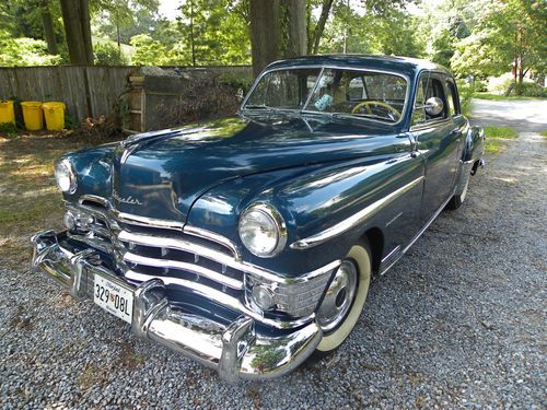 1950 chrysler new yorker base 5.3l 2dr coupe family owned since new