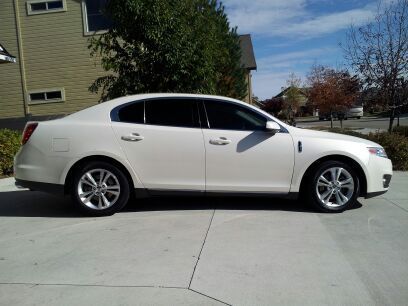 2009 lincoln mks premium microsoft sync! white on white! heat &amp; cooled leather!