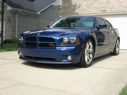 2010 dodge charger r/t road and track edition  rare  deep water blue pearl paint