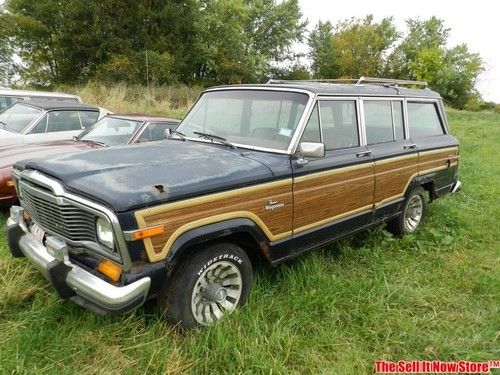 Vintage 1984 84 jeep amc grand wagoneer suv, 360 v8 truck 4 wheel drive 4wd