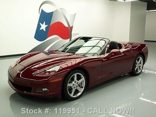 2007 chevy corvette 3lt convertible 6.0l auto hud 35k texas direct auto