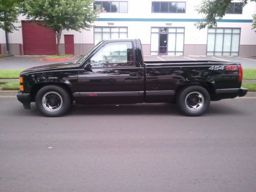 Black 1990 chevrolet pickup 454 ss