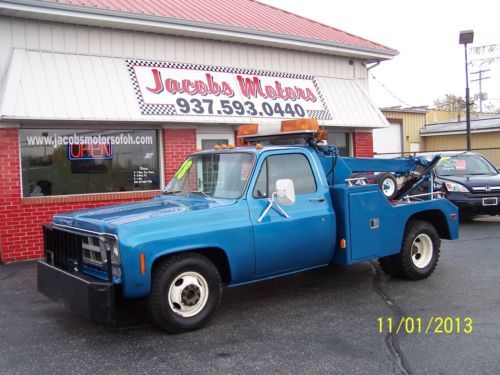 1978  gmc classic   1 ton dually wrecker i owner 454 engine  classic  new paint