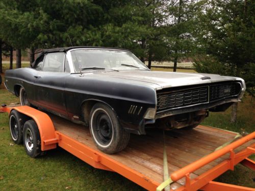 68 1968 ford galaxy xl convertible (project)