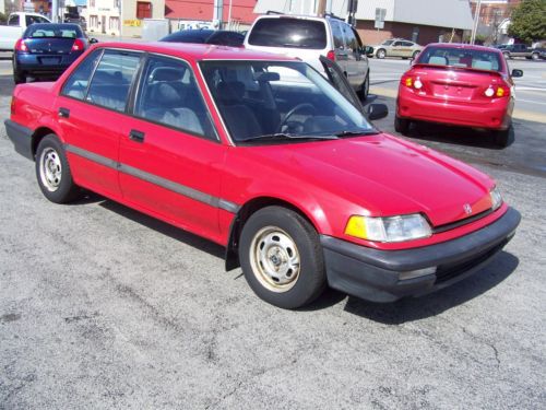1991 honda civic dx sedan 4-door 1.5l  no reserve
