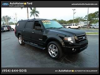 2007 ford expedition el 4wd 4dr limited moonroof navigation leather clean ! !