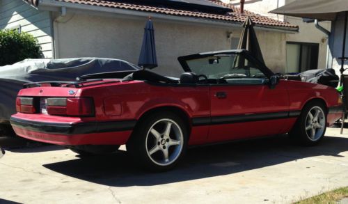 1989 ford mustang lx convertible 2.3l