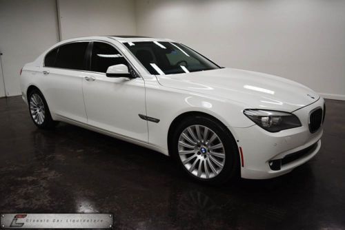 2009 bmw 750li twin turbo luxury seating package rear entertainment low miles