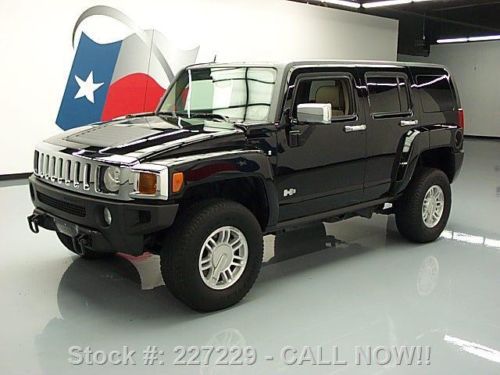 2007 hummer h3 4x4 luxury auto sunroof htd leather 70k texas direct auto