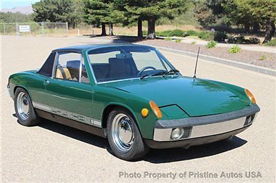 1971 porsche 914 1.7, irish green, side shifter trans, looks and drives great.