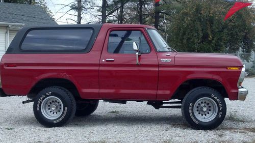 1979 ford bronco - runs &amp; drives - great project