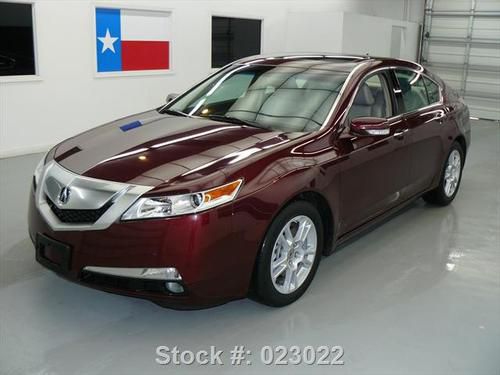 2009 acura tl tech package sunroof htd leather nav 48k  texas direct auto