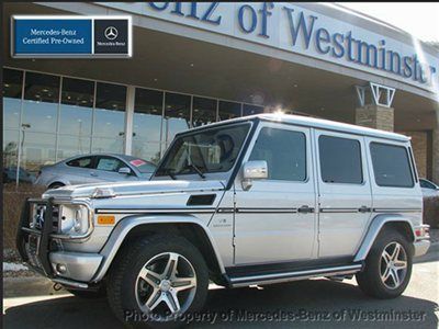 2010 certified mercedes benz g55 amg / 13k miles / silver/black wow!!!