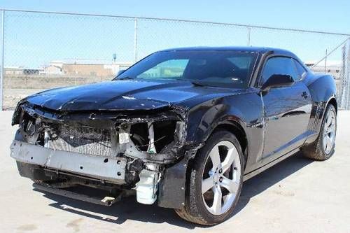 2012 chevrolet camaro ss coupe damaged salvage only 23k miles loaded wont last!!