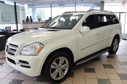 2010 mercedes-benz gl-class 450 navigation leather blueooth white low miles