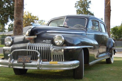 1948 desoto custom series lwb 8 passenger sedan limousine rust free orig. calif