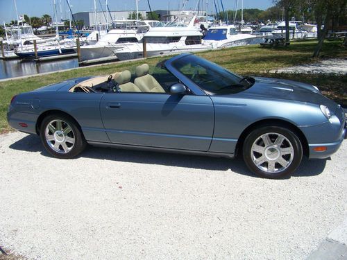 2005 ford thunderbird 50th anniversary edition  only 18,471 miles  florida car