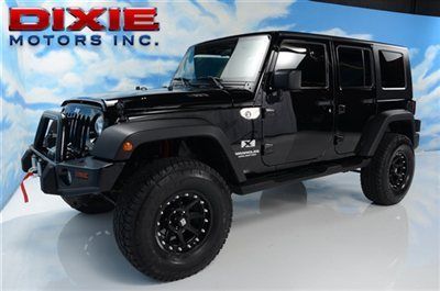 2007 jeep wrangler unlimited 4x4 lifted call barry 615..516..8183 4 dr suv gasol
