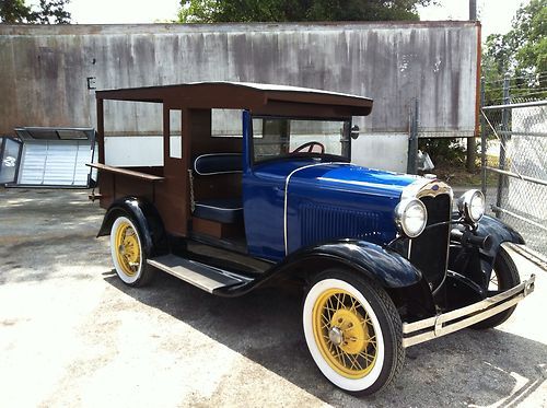 1930 ford  huckster model a