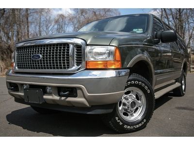 2001 ford excursion limited 1 owner 4x4 4wd 46k miles  serviced 3rd row v10 6.8