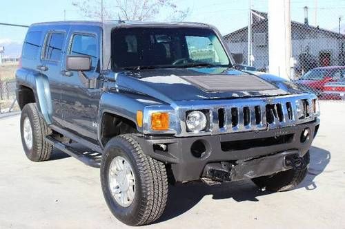 2006 hummer h3 4wd salvage repairable rebuilder only 86k miles