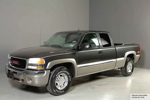 2005 gmc sierra z71 4x4 leather tow package heated bed rails dual air bose