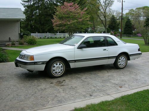 1988 all original white ford thunderbird