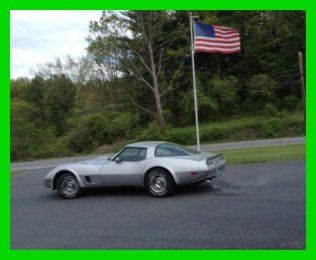 1979 chevy corvette coupe t-tops 350 automatic leather power silver