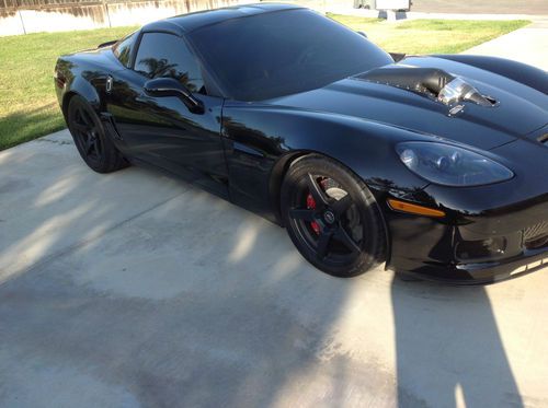 2009 chevy corvette z06 3lz 1500+hp f2 procharger fully built side exhaust look!