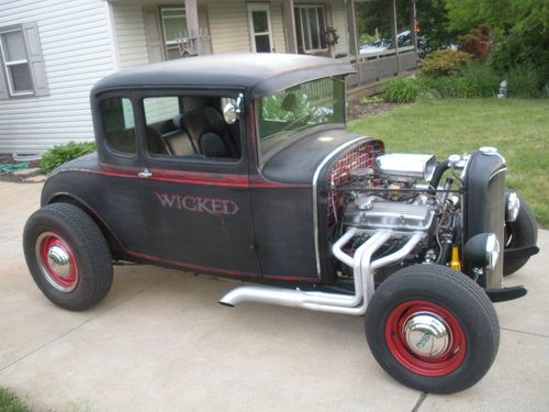 1930 model a ford coupe hot rod  scta 1932  # 2nd year of build no rat rod here