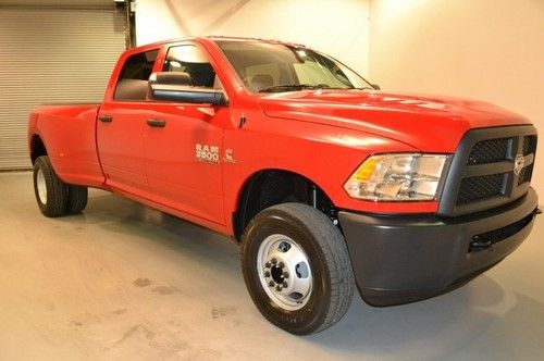 New 2013 ram 3500 st manual red cloth 6cyl. diesel drw long bed free ship