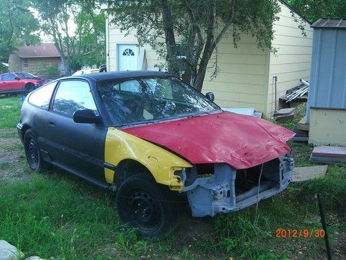 1988  honda crx shell with title.