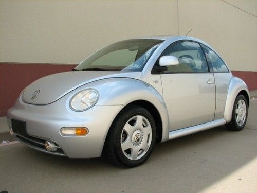 2000 vw beetle gls tdi turbo diesel, leather, sunroof, heated seats, 1 tx owner!