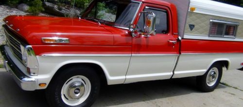 Mint 1968 custom cab f100 with vintage cap only 8,900 original miles