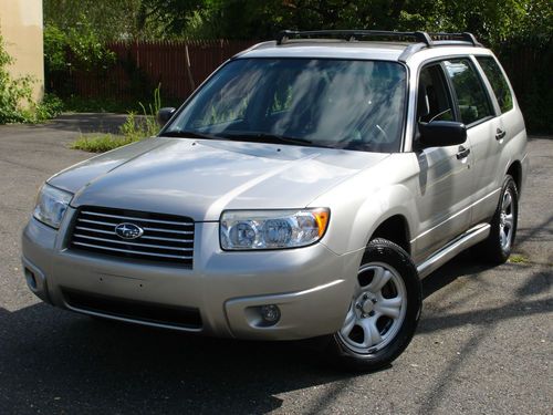 2007 subaru forester x awd 5 speed manual no reserve