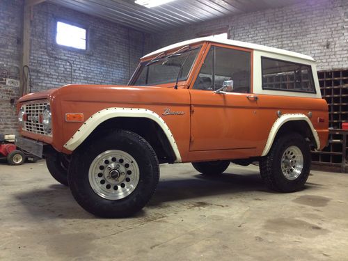 1973 ford bronco unrestored, modified driver, awesome potential!!!!