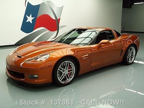 2007 chevy corvette z06 2lz 505 hp 6 spd nav hud 17k mi texas direct auto