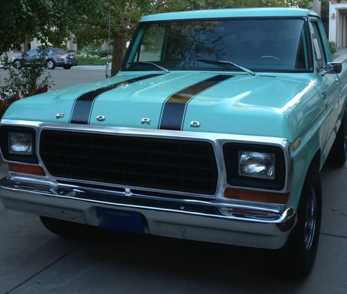1979 ford f100 short box california pick up with original paint!