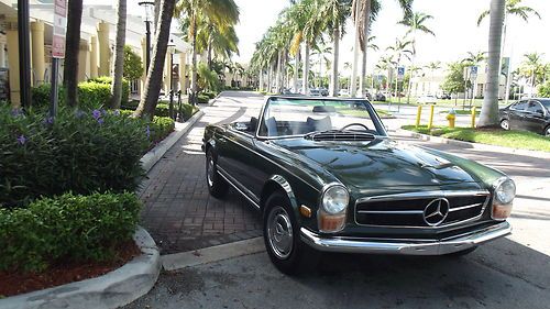 1970 mercedes benz 280sl. automatic, two tops, leather interior. superb car!!!
