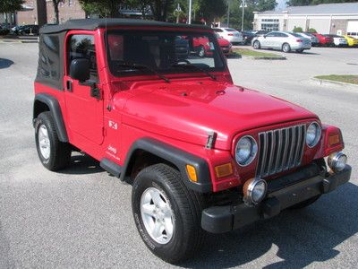 Jeep wrangler, automatic, soft top, 4.0 liter, 6 cylinder