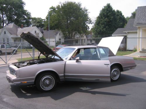 1984 chevy monte carlo brougham low miles &#034;nice&#034;  no reserve !!