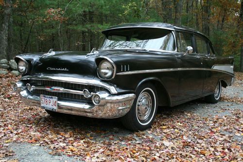 Survivor 1957 chevy 210, second owner since new, 6cyl, 3 on the tree no reserve