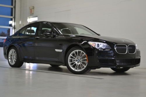 Great lease/buy! 14 bmw 750i msport navigation camera moonroof bt leather pdc