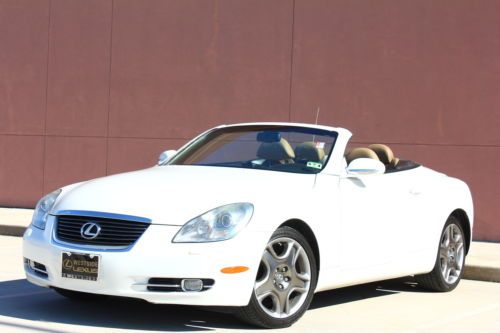 2006 lexus sc430 ~convertible~navigation~serviced up to date~pearl white~