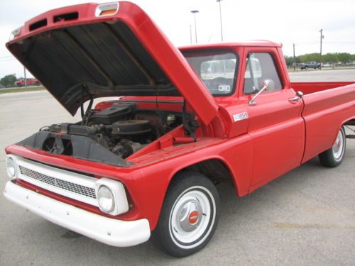 1965 chevy c-10 lwb partially restored pickup truck, 43,000 orig miles exc cond