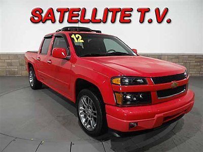 2wd crew cab lt w/3lt low miles 4 dr truck automatic 5.3l v8 sfi ohv 16v red