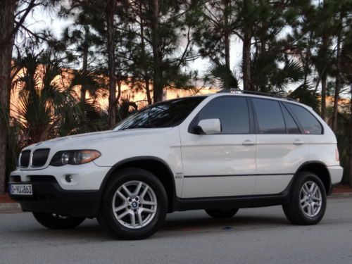 2006 bmw x5 3.0i awd * no reserve loaded! florida! no accidents! premium package